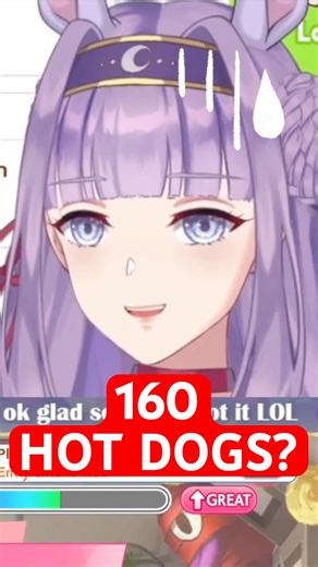 I thought it was 15 hot dogs?! #umamusume #sakurachiyonoo #vtuber #yumemi夢美