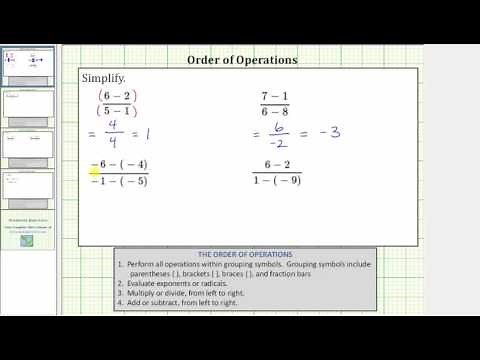 Simplify Basic Expressions in Fraction Form