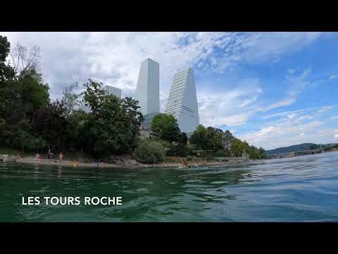 Baignade dans le Rhin à Bâle juillet 2025