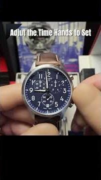 How To Reset The Chronograph Hands Tissot Watch #wristwatch #watch