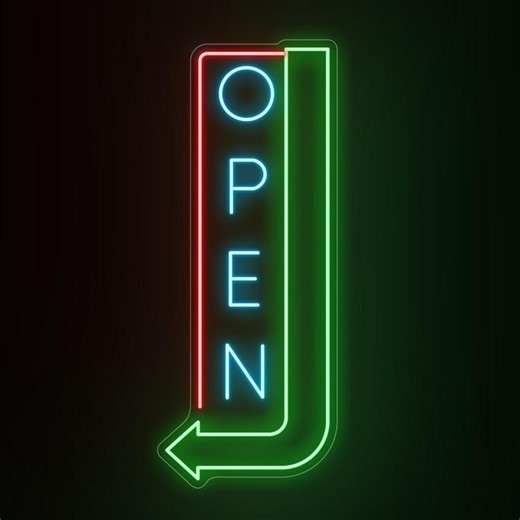 LED Neon OPEN Sign for Business | Custom Outdoor Open Sign for Cafe, Bar, Restaurant, Coffee Shop, Store Window Light - Etsy
