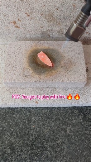 Silver clay is FUN. And one of the best bits is firing your silver clay, using a torch to burn away the binder and leave the metal behind. Don't worry if you don't know how to do it though, because I cover the whole process plus the dos and don'ts of firing in my FREE 5 day pendant challenge. It's starting on the 27th of October! If you wait to join me, comment CHALLENGE below and I'll send you all the details. | Silver Clay School