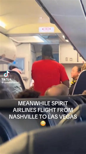 A violent incident unfolded on a Spirit Airlines flight after a male passenger allegedly punched a female flight attendant in the face, prompting the aircraft's captain to intervene and protect her. The incident reportedly occurred on a flight from Nashville to Las Vegas while the aircraft was still on the ground, and the altercation is believed to have taken place approximately a month before the video surfaced online. While the clip captures the confrontation and the pilot’s intervention, what