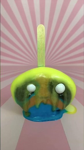 The Melting Ice Cream PowerPuff Girls Popsicle #Shorts