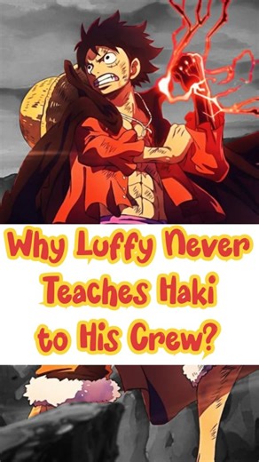 Why Luffy Never Teaches Haki to His Crew | Real Reason Behind Straw Hats’ Haki Awakening #onepiece Why doesn’t Luffy teach Haki to the Straw Hat Pirates? This question comes up every time fans discuss power-ups, training arcs, and future growth. In this video, we break down the real reason behind it — Haki isn’t something you learn through a class or a step-by-step lesson. It’s something that awakens from within, through real battles, life-or-death pressure, and personal experience. Luffy is a f