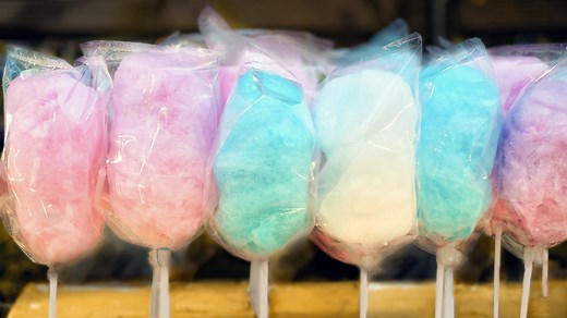 How did cotton candy get its name?