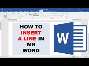 How to Add a Horizontal Line in Microsoft Word: Step-by-Step