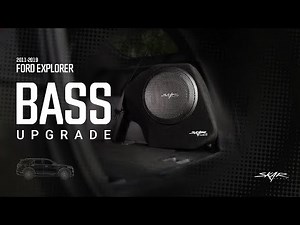 Ford Explorer Bass Upgrade | Skar Audio Single 10" Loaded Subwoofer Enclosure
