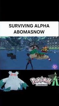 Surviving Alpha Abomasnow Wild Zone 12 Pokemon Legends Z-A