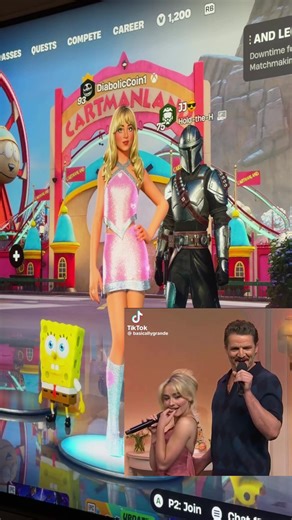 So peak🥹 #Fortnite #sabrinacarpenter #pedropascal #snl #yuh | sabrinacarpenter