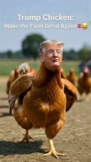 Trump Chicken 🐔😂 | Make the Farm Great Again 🇺🇸 | Funny AI Short 2026