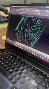 ✅Create Contouring data in Seconds in AutoCAD #shorts #autocad #contour