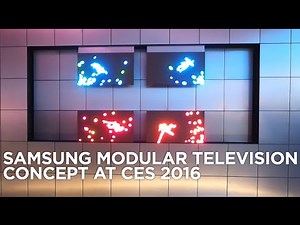 Samsung Modular Television Concept at CES 2016