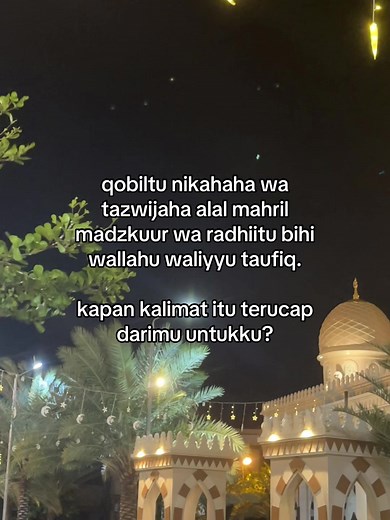 Pentingnya Kalimat 'Qobiltu' dalam Pernikahan