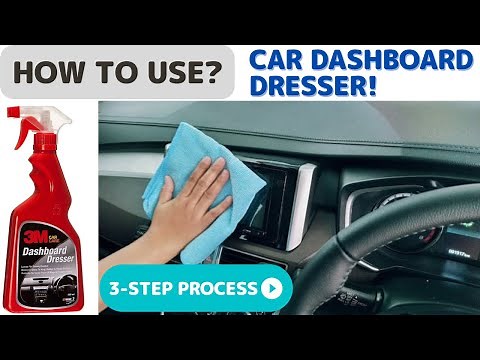 How To Apply 3M Car Dashboard Dresser | 3 Steps Procedure for Dashboard Polishing | Dashboard Shiner