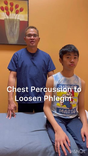 Chest Percussion to loosen phlegm… | percussion