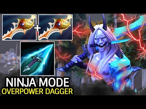 Phantom Assassin Ninja Mode – One Dagger = Kill with 2x Rapier Dota 2