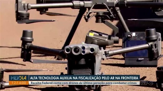 Drones com câmera térmica ajudam Receita Federal a encontrar contrabandistas e mercadorias