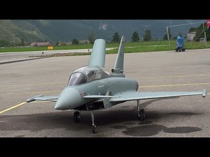 R/C JET TURBINE EUROFIGHTER TYPHOON SCALE MODEL FANTASTIC FLIGHT PERFORMANCE