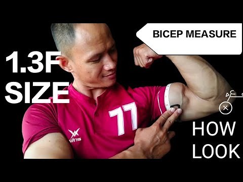 Biceps Measure & Biceps Flexing By K1a Fitman