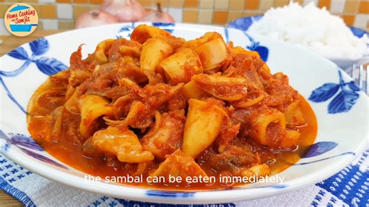 2.3K views · 23 reactions | Tender squid + spicy sambal = the BEST...