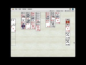 Apple Macintosh Longplay - King of Solitaire - Freecell