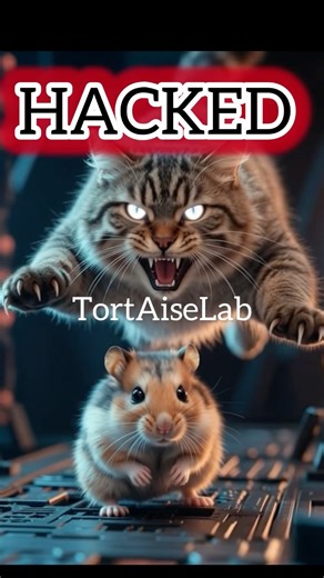 Hamster Hacker Outsmarts Cat AI — Hilarious Ending! 🐹💻🐱 #ai