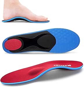 Orthotics Arch Support Metatarsalgia Insoles - Mortons Neuroma Inserts Relief Ball of Foot Pain - Orthopedic Insoles for Flat Feet - Shoe Inserts for Plantar Fasciitis (Red XS)