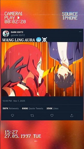 wang ling aura 🥶☠️ || The daily life of the immortal king