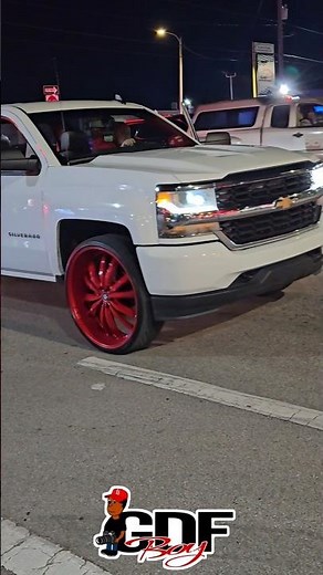 Chevy Silverado on All Red 28s