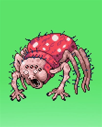 Pokémon Fusion Mr. Dos 🕷 Creepy Spider Nightmare