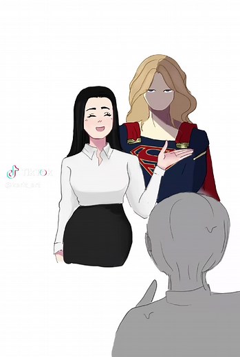 Supergirl e o Ciúmes: Fanart de Supercorp
