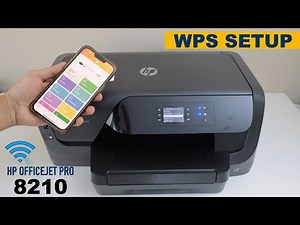 HP OfficeJet Pro 8210 WPS Setup.
