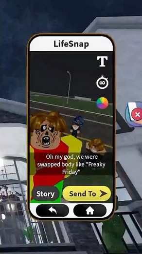 Roblox Snapchat Trolling P373 😂👽 Freaky Friday #funny #robloxmemes #meme #roblox