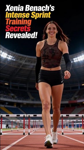 🇪🇸 SHE's BREAKING THE INTERNET! Xenia Benach- The Most Aesthetic Hurdler of 2026 #shorts
