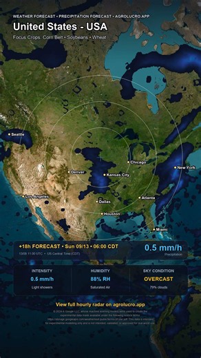 🚨 Weather Radar United States: Rain & Precipitation Forecast Today & Tomorrow #Shorts