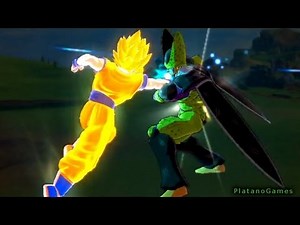 Dragon Ball Z Kai - Cell vs Goku - Full Fight - Cell Games - Raging Blast 2 - HD