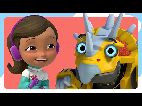 Rusty’s Dinosaur Snow Day | Rusty Rivets | Cartoons for Kids