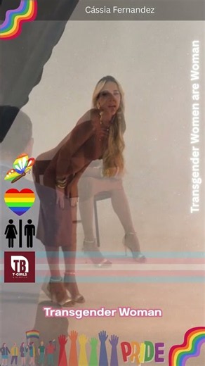 Male to Female Transgender Woman - Cássia Fernandez #transgender #viral #shorts