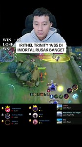irithel trinity menang total dan darah penuh #irithel #trinity #afagaming #worker #mabarvip