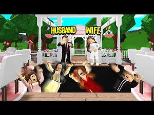 I Went To A WEDDING.. Husband & Wife Trapped Their GUESTS! (Roblox Bloxburg)