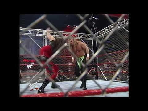 WWF Raw 2/01/1999 - Kane vs. Triple H (Part 1) (Steel Cage Match)