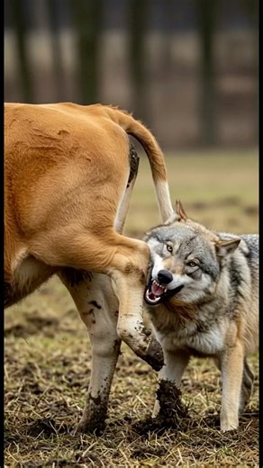 When a Wolf Dares to Attack a Cow