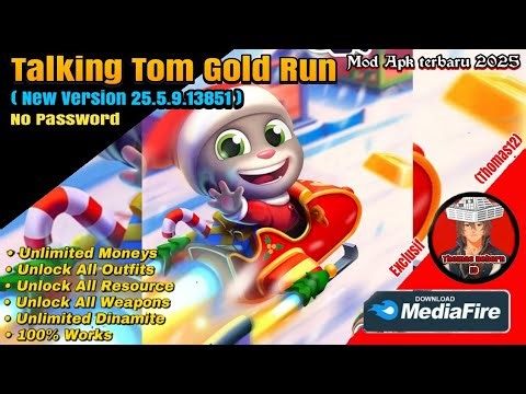 Talking Tom Gold Run Mod Apk 25.5.9.13851 Latest Version 20 Des 2025