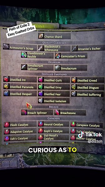 POE 2 Easy Exalted Orbs Farm (Delirium) #pathofexile2 #poe2 #farm #delirium #endgame #exalted #orbs #fyp #pathofexile #poe #exalts #goldfarm #auctionhouse