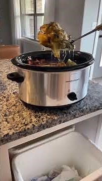 How to Make Nutritious Chicken | Veggie Broth from Scraps | Easy Slow Cooker Broth Recipe