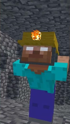 Herobrine discovered a diamond!