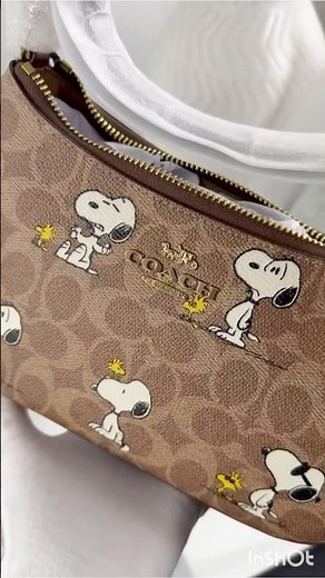 Coach x Peanuts Teri Shoulder Bag | Snoopy Print | Rare Collab #coachbag