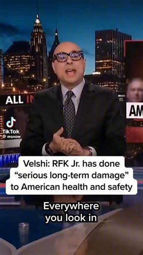 Remember that this is the same guy who stated himself that no one should be taking medical advice from him.RFK Jr. is the most unqualified person to be heading HHS due to the dangerously unscientific claims he has made over the years and the large role he's played—thus far—in undermining trust in the medical community and endangering public health.This administration, *and RFK Jr. in particular,* has been singlehandedly responsible for sowing distrust in medical science and the medical community