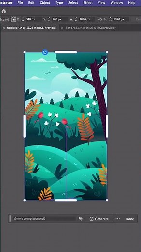 How to Seamlessly Expand Vector Art in Illustrator with AI
